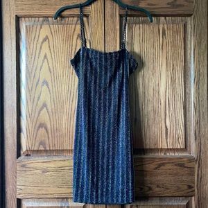 Forever 21 bodycon glitter mini dress